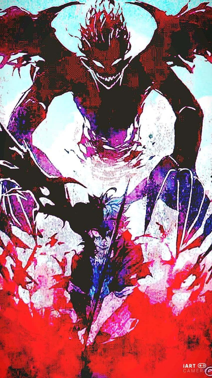 850x1511 Black Clover Asta Demon Wallpaper