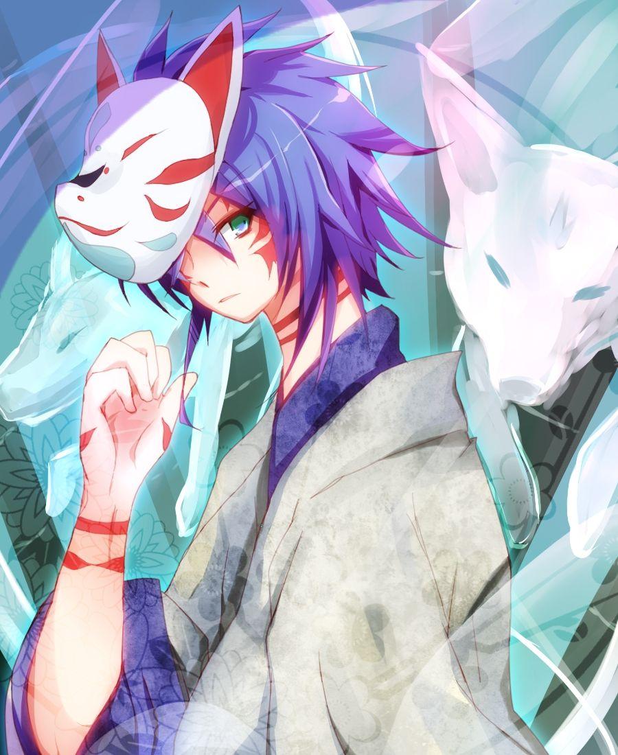 900x1100 Anime Fox Boy Wallpaper