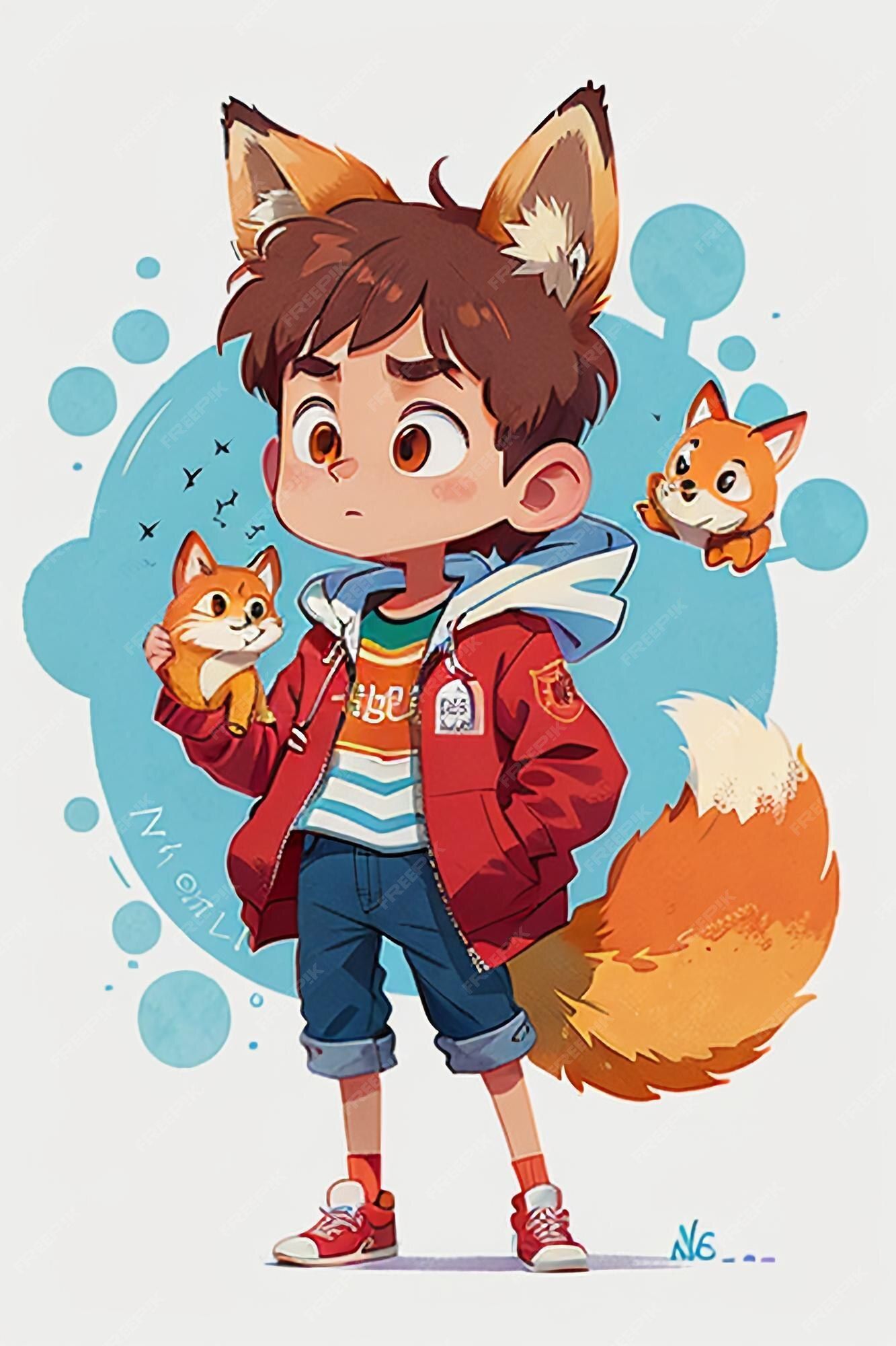 1333x2000 Fox Boy Image