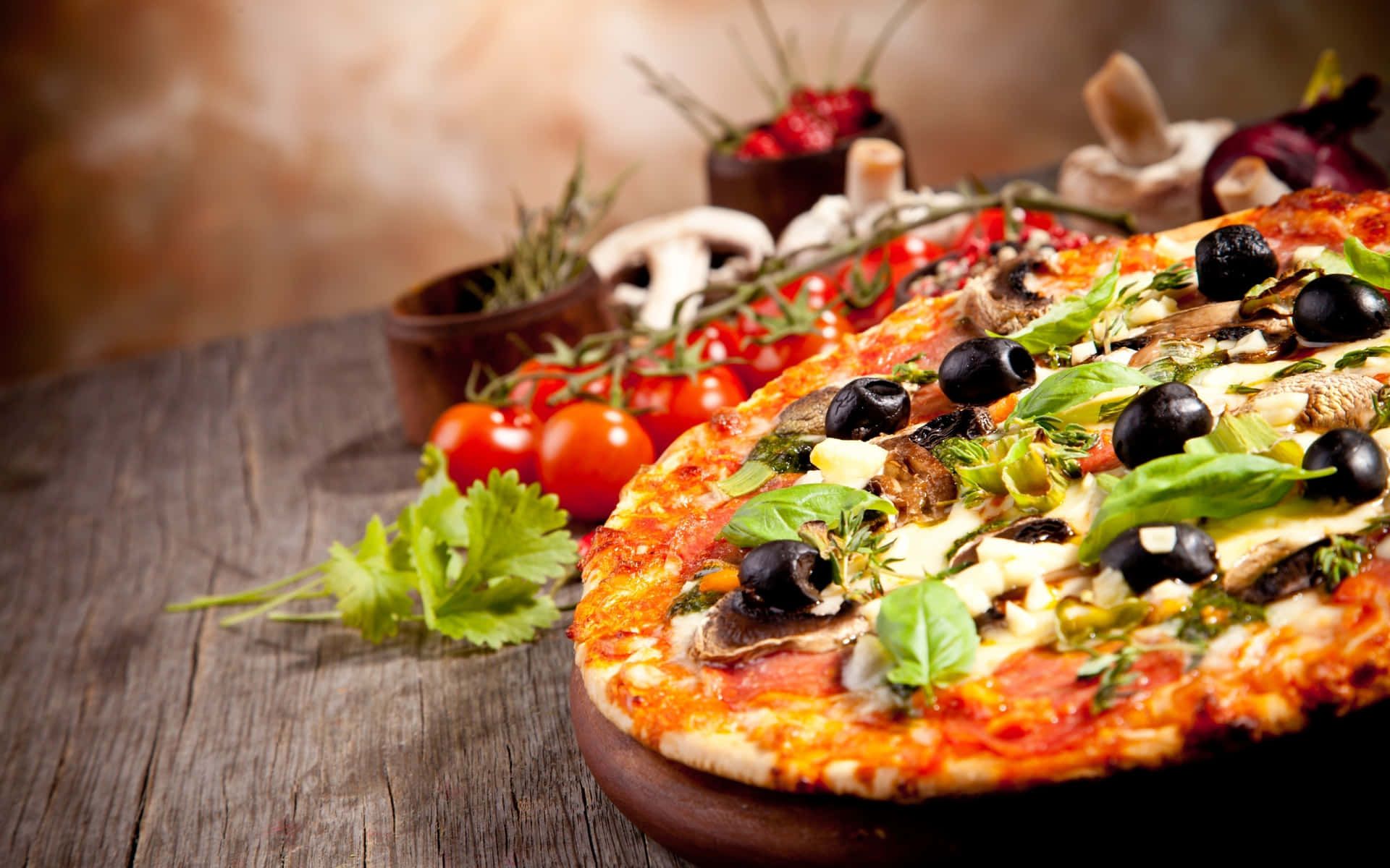 1920x1200 Pizza Background