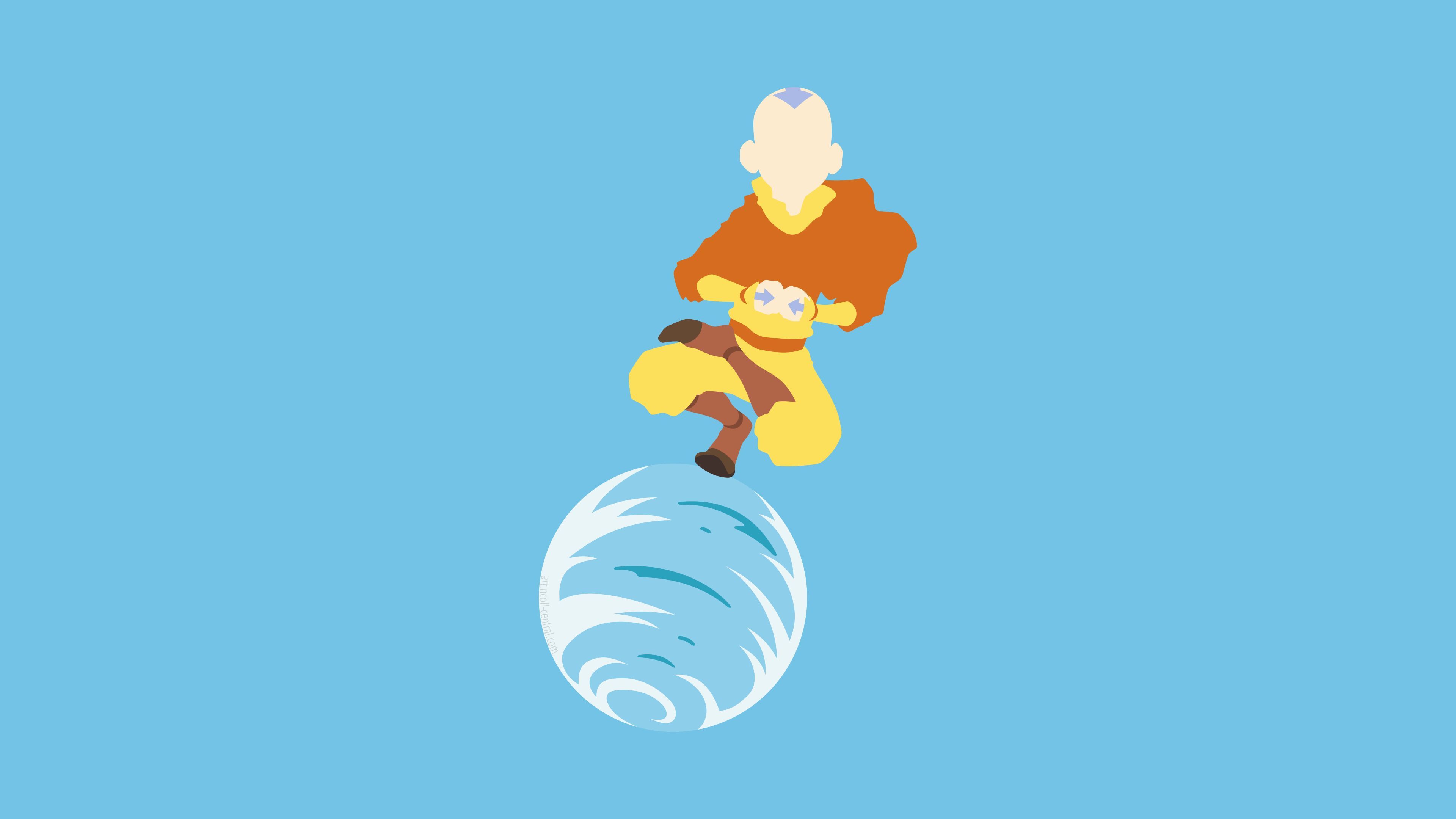 3840x2160 HD desktop wallpaper: Anime, Aang (Avatar), Avatar: The Last Airbender, Avatar (Anime) download free picture