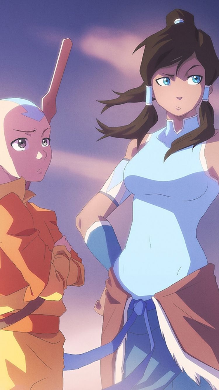 750x1334 Mobile wallpaper: Anime, Aang (Avatar), Avatar: The Last Airbender, Korra (The Legend Of Korra), Avatar (Anime), 1093124 download the picture for free