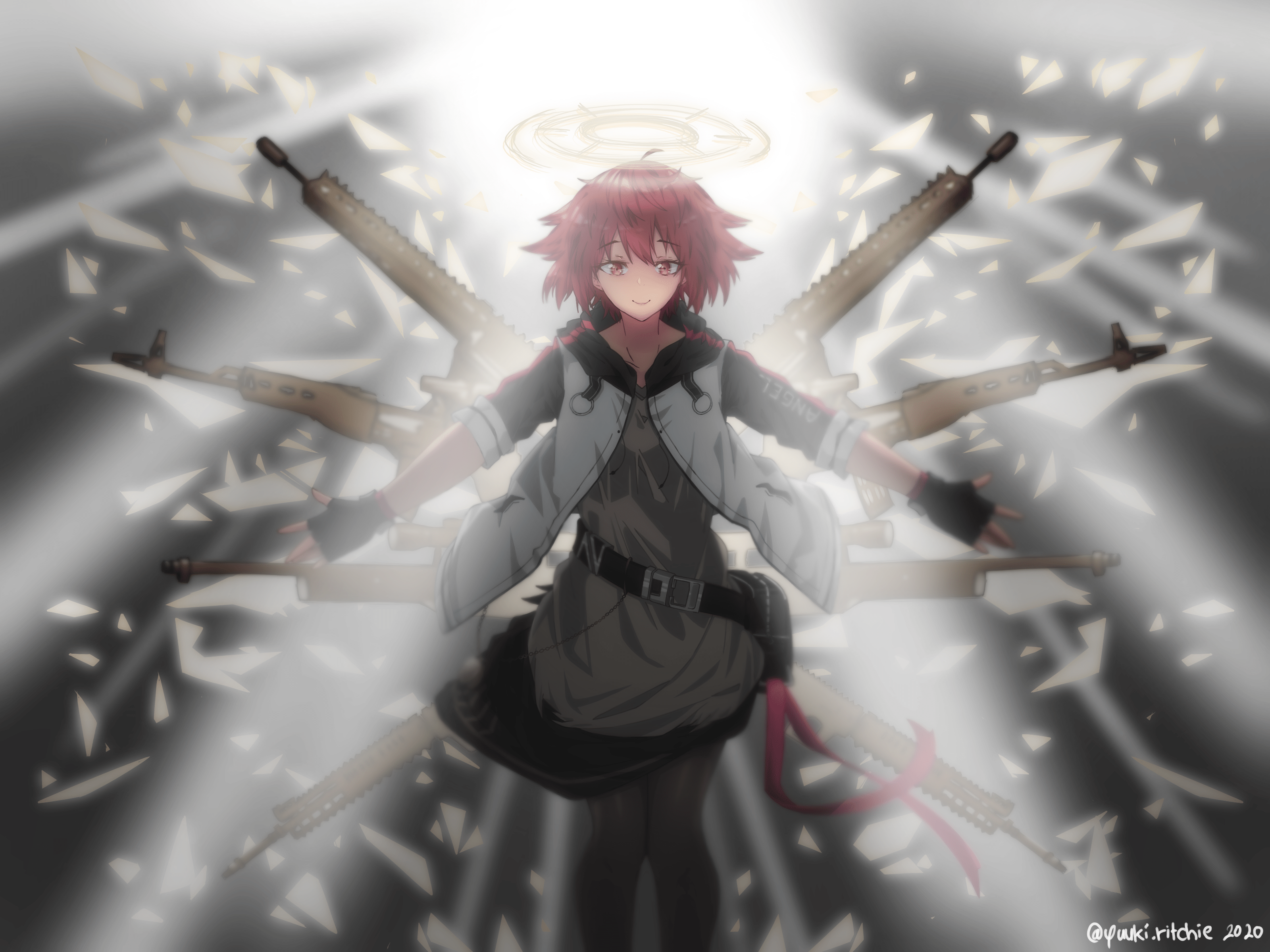 3200x2400 Exusiai Wallpaper by Pixiv Id 9775325 Anime Image Board