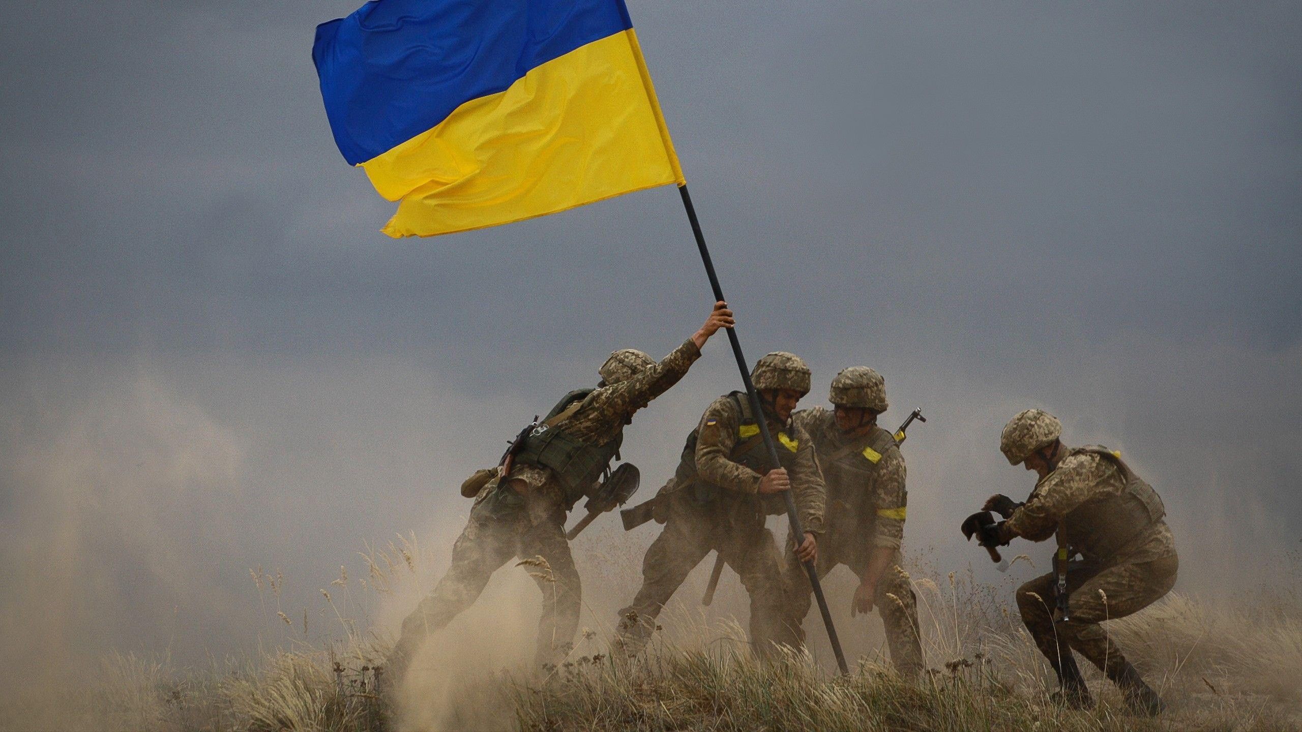 2560x1440 Stock Image Ukraine, Ukrainian Flag, standwithukraine, Stock Image