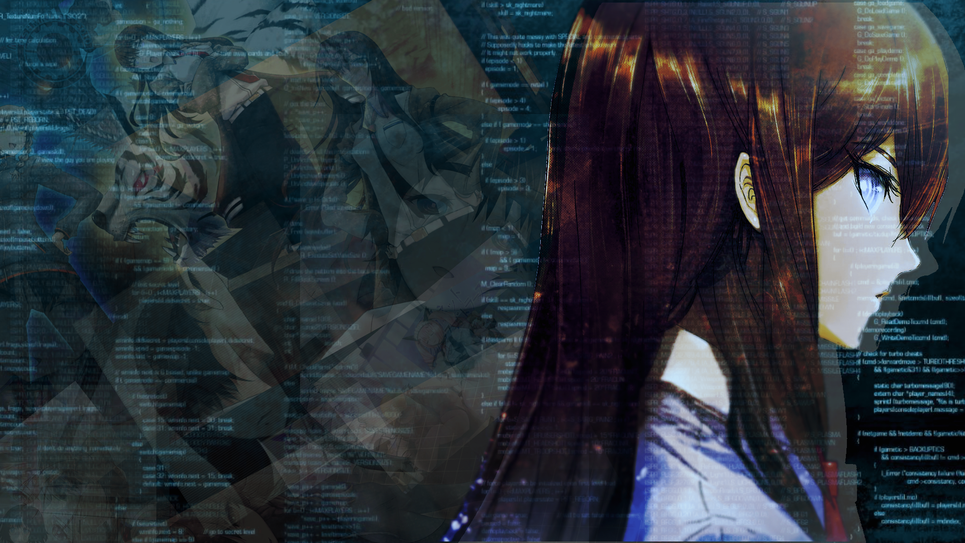 3840x2160 Minor SpoilersMakise Kurisu Wallpaper I made with my free
