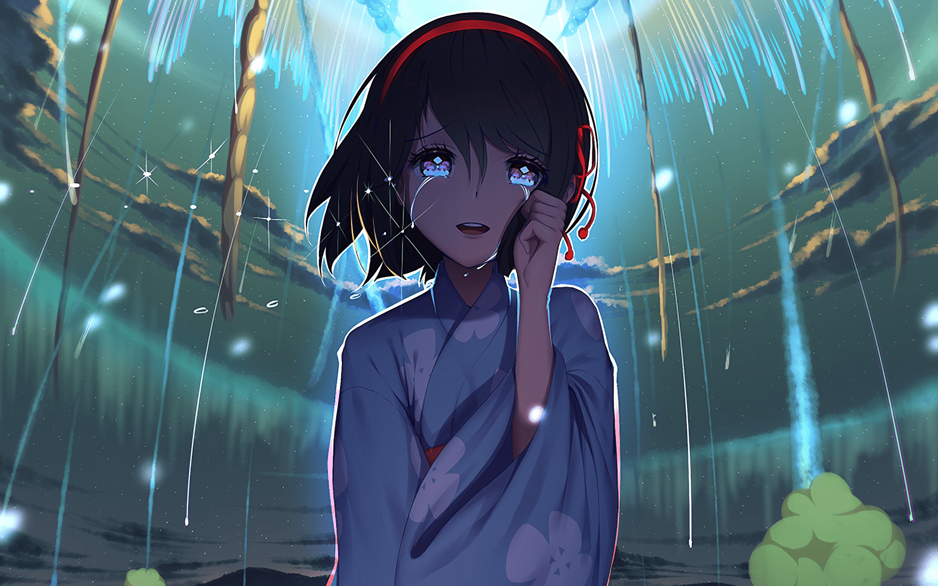 1920x1200 Mitsuha Miyamizu HD Wallpaper