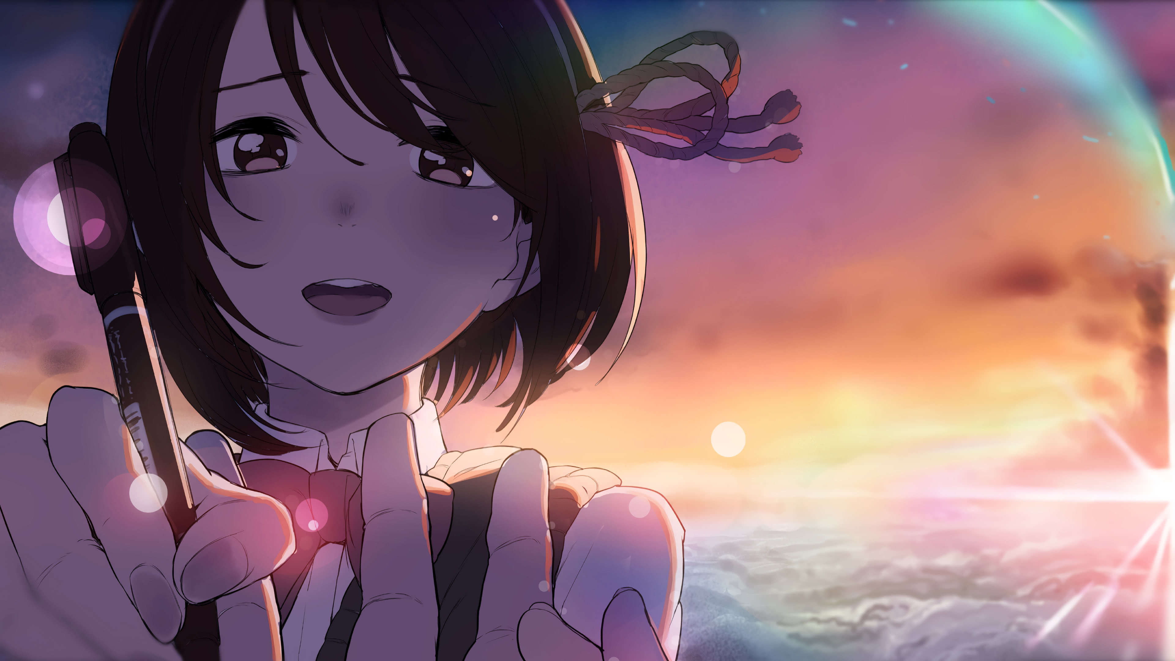 3840x2160 Your Name Mitsuha Miyamizu UHD 4K Wallpaper
