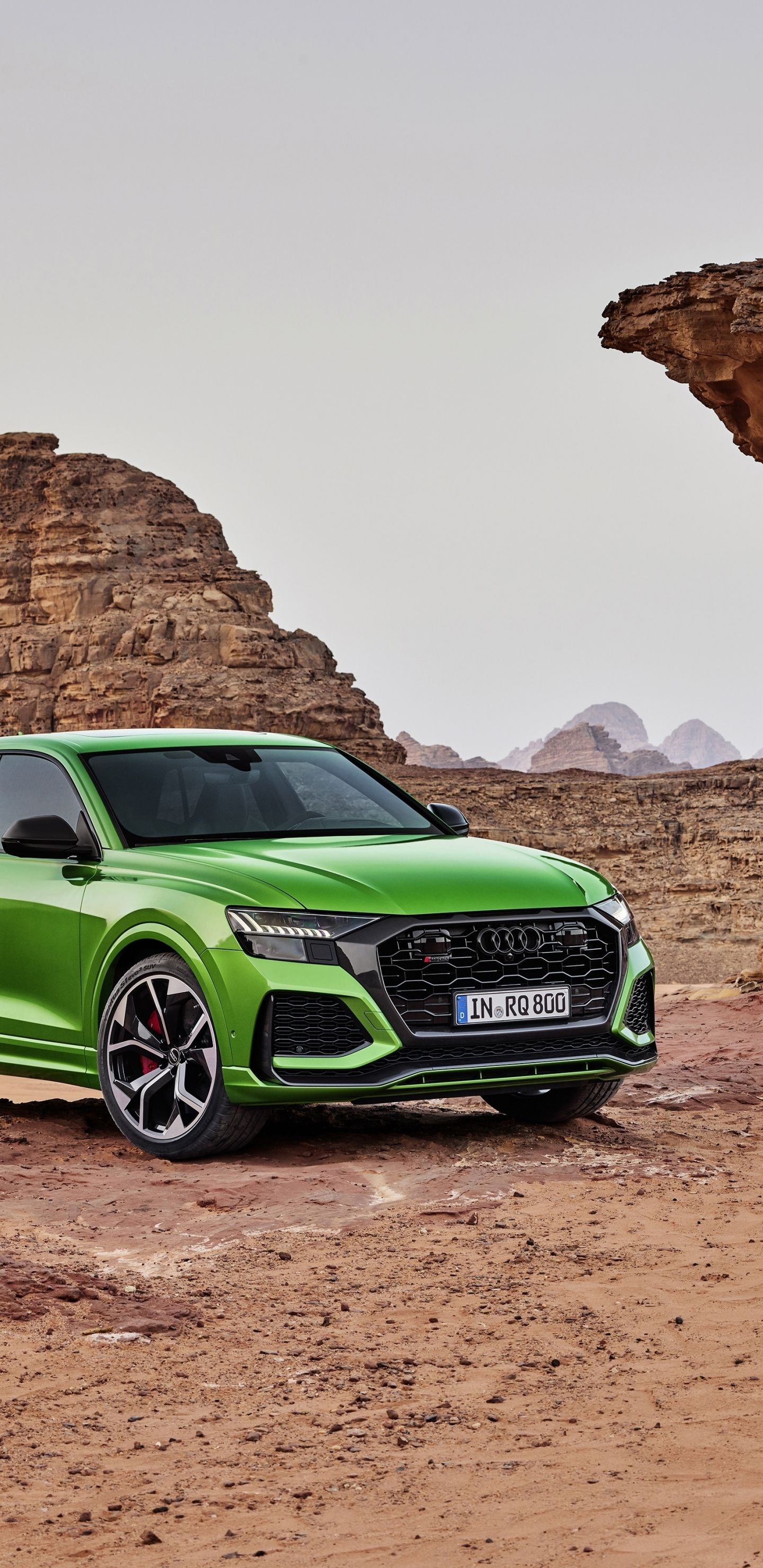 1440x2960 Green SUV, Off Road, Audi Q8 Wallpaper. Audi, Suv, Offroad