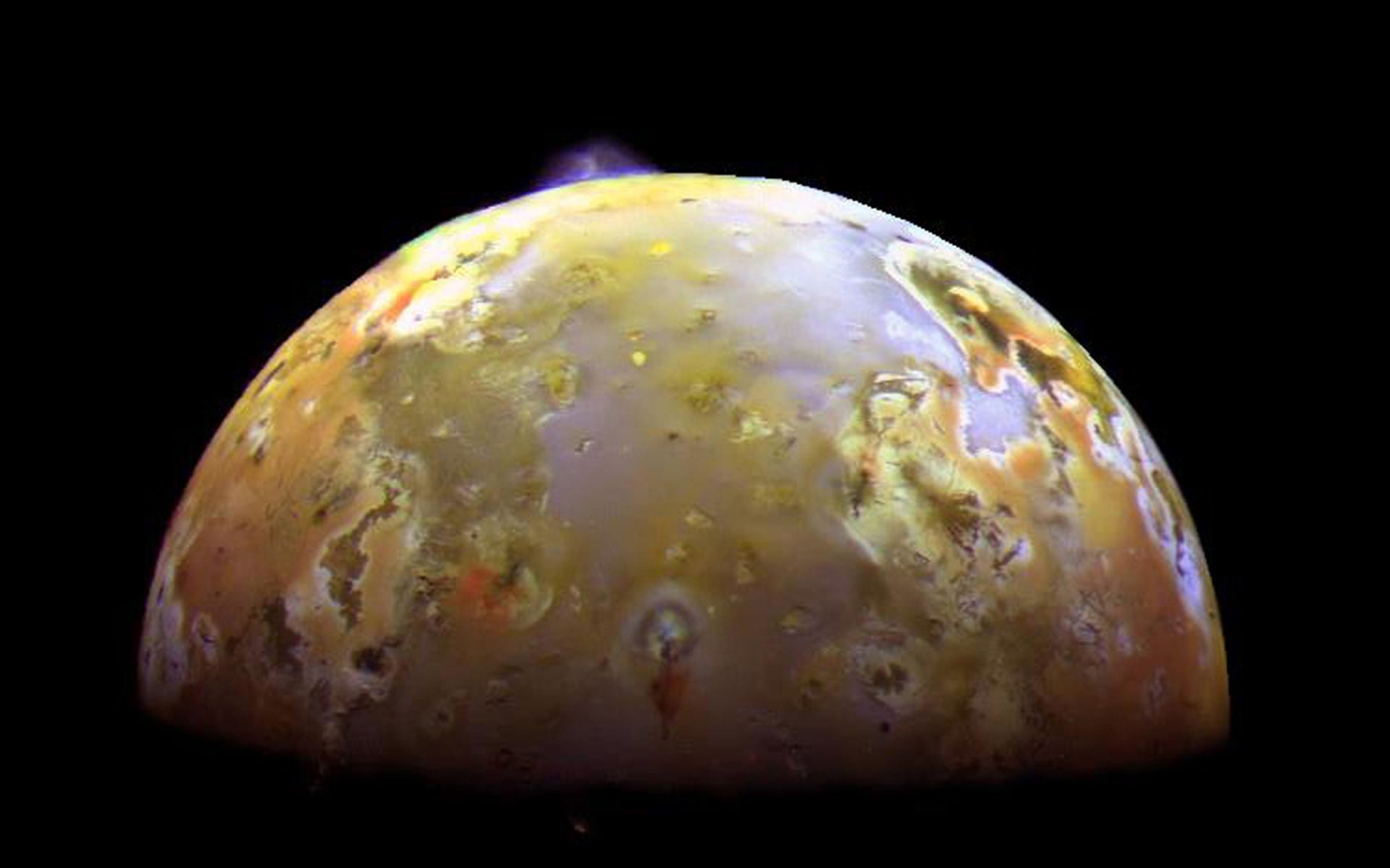 1920x1200 Io: The Prometheus Plume Space Wallpaper