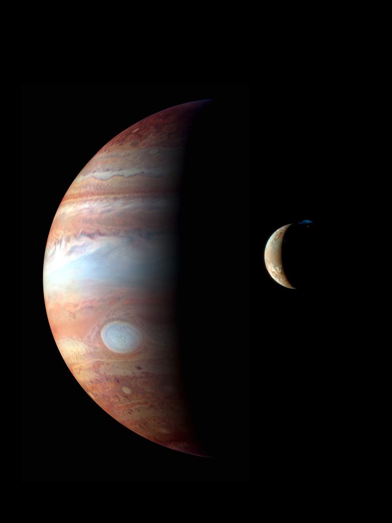 800x1067 Jupiter and Io. NASA Solar System Exploration. Astronomy, Planetary science, Jupiter