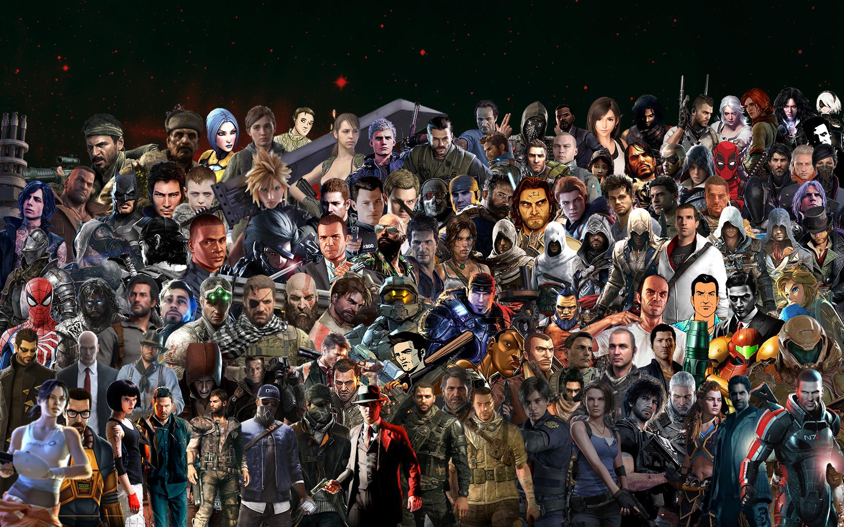1680x1050 I'm Making A Wallpaper Collection Of All Video Games Characters That We Loved Them, So Tell Me Who Is Missing So I Can Add Him Her