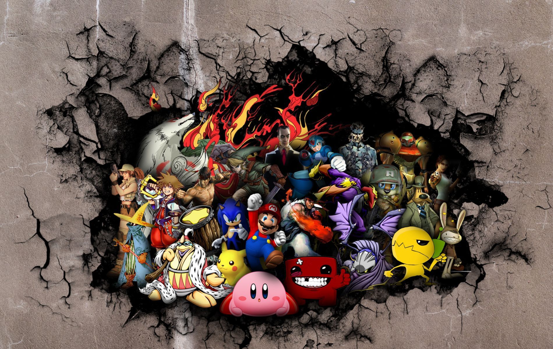 1899x1199 Video Game Characters Wallpaper