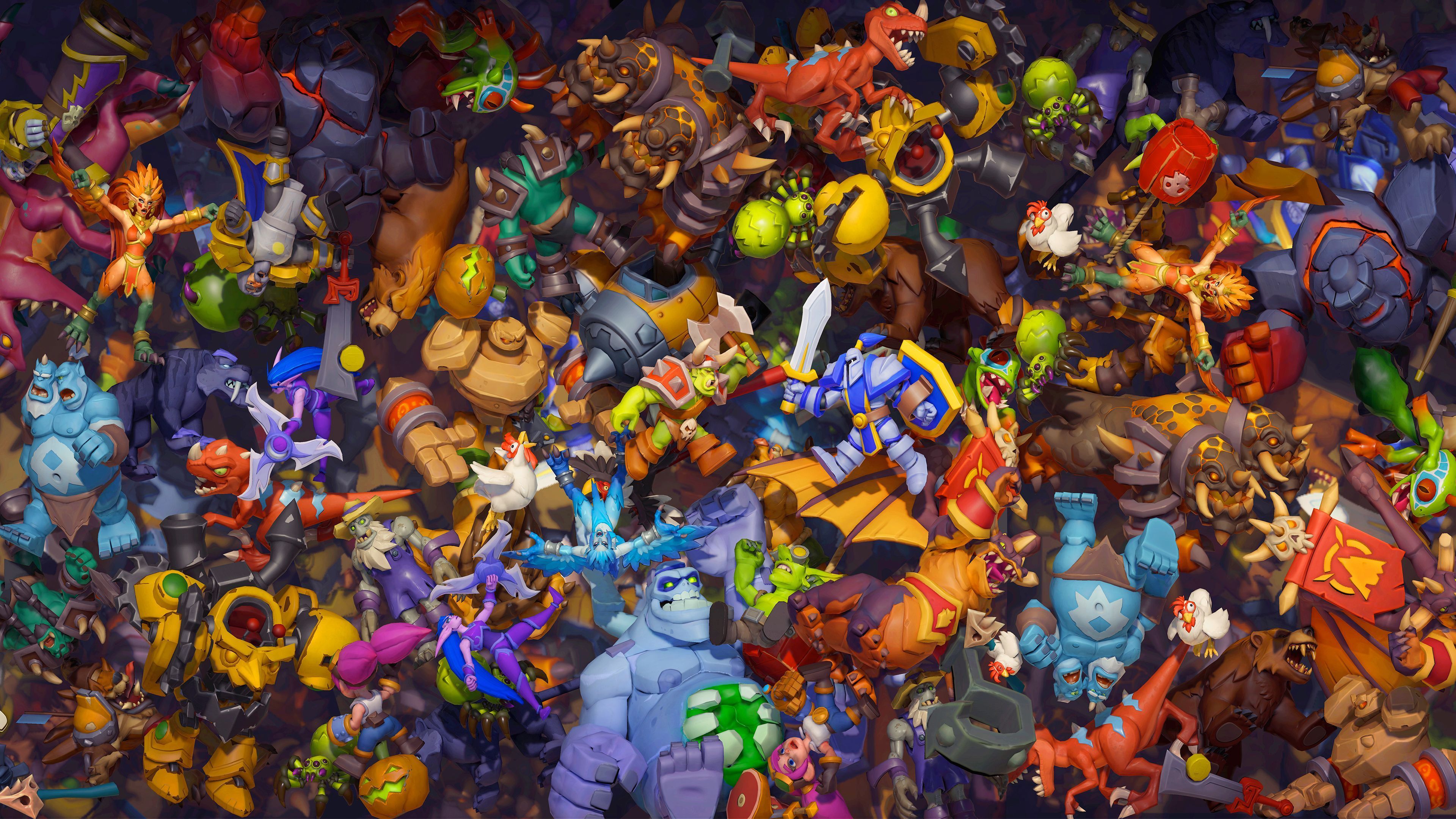 3840x2160 video game characters, Blizzard Entertainment, video game art, Warcraft, Warcraft Arclight Rumble, video games, 4K, digital artx2160 Wallpaper