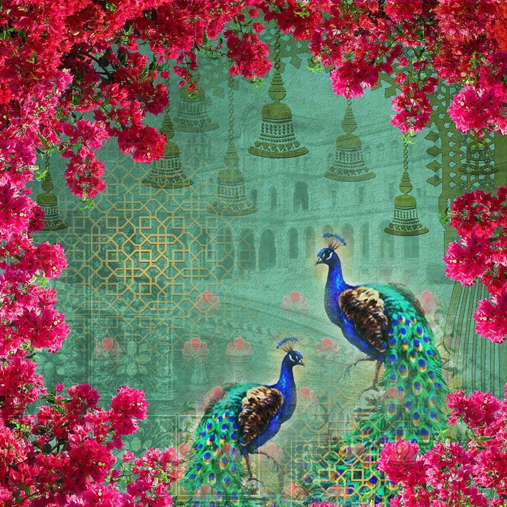 1000x1000 Download Enchanting Magical Garden Wallpaper