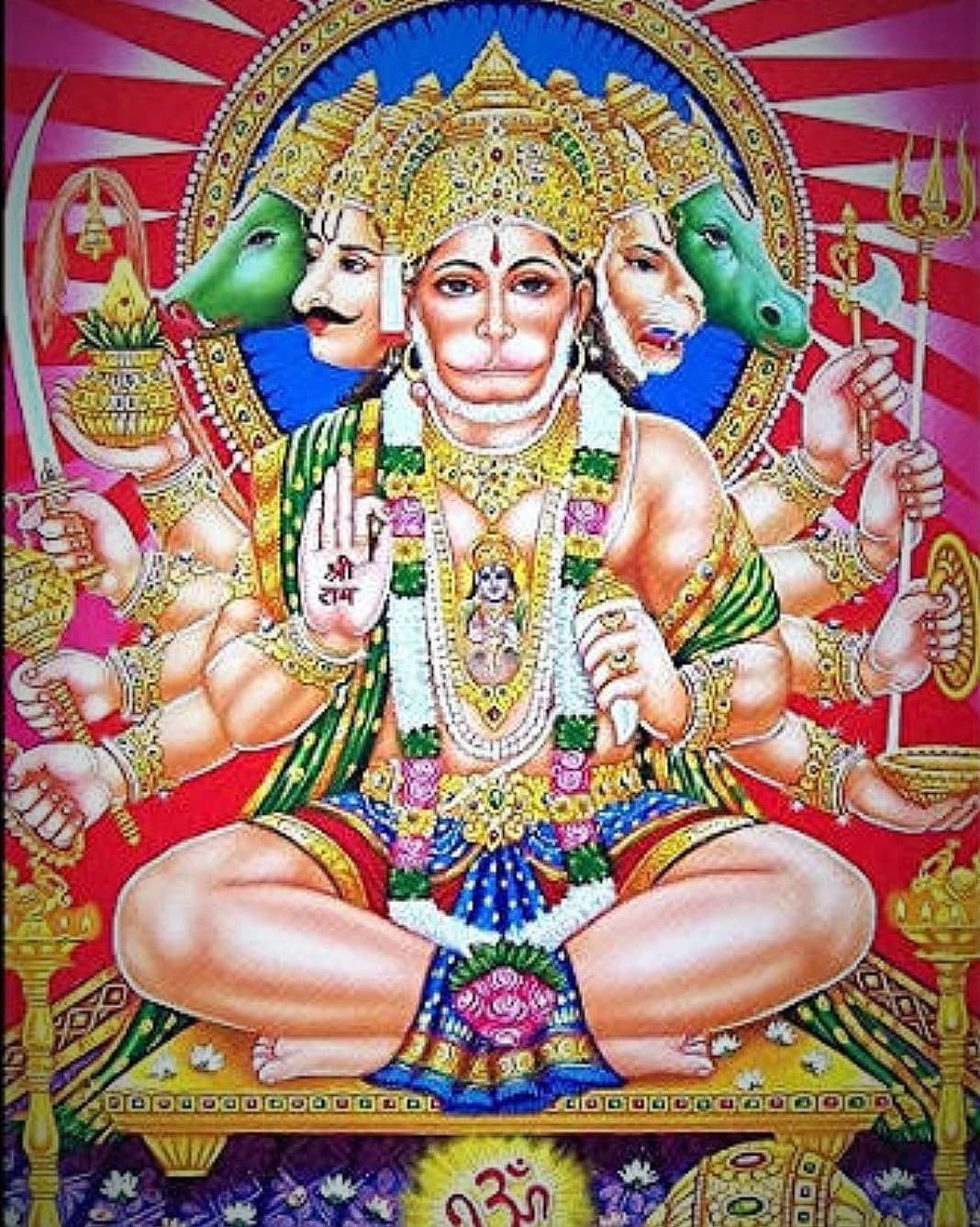 Panchmukhi Hanuman Ji Wallpapers - Top Free Panchmukhi Hanuman Ji ...