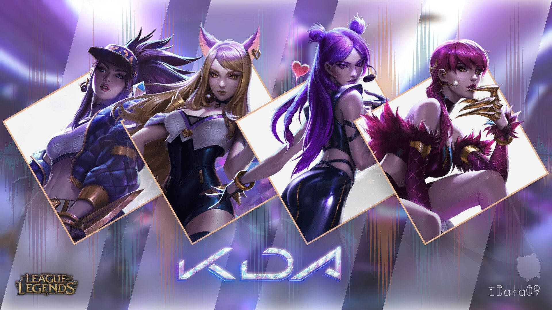1920x1080 Download LoL Famous KDA Popstars Wallpaper