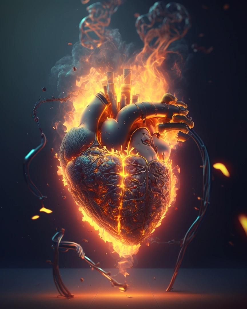 Burning Heart Wallpapers - Top Free Burning Heart Backgrounds ...