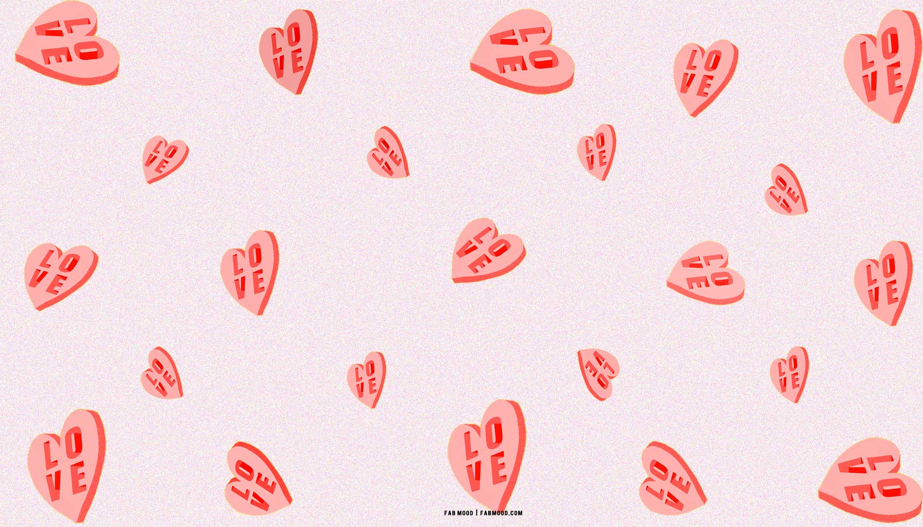 1900x1086 Valentine's Day Wallpaper for Laptop Candy Heart Love You