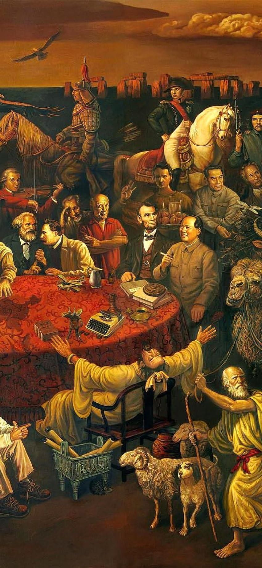 850x1841 Divine comedy HD wallpaper