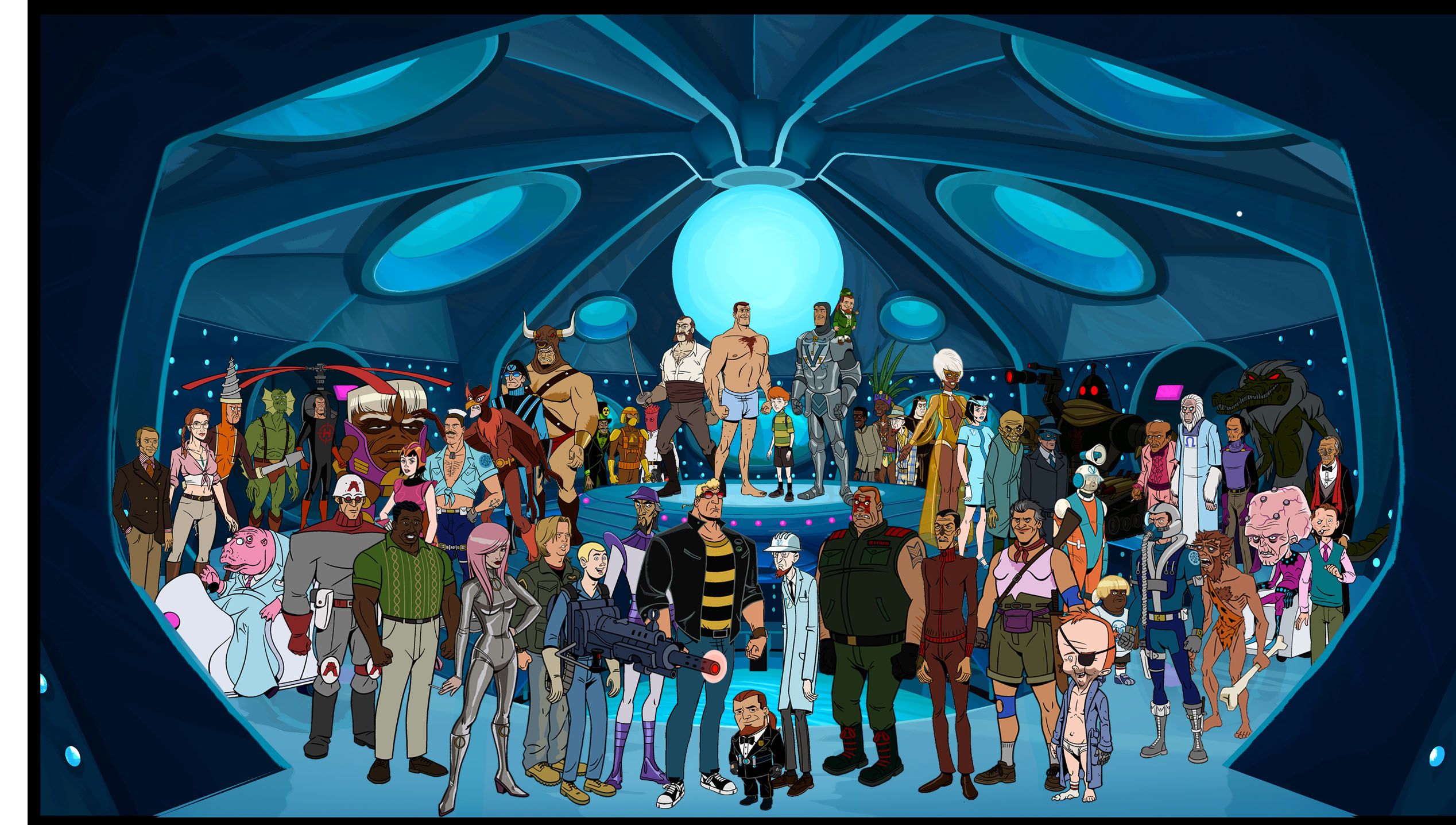 2536x1436 TV Show The Venture Bros. HD Wallpaper