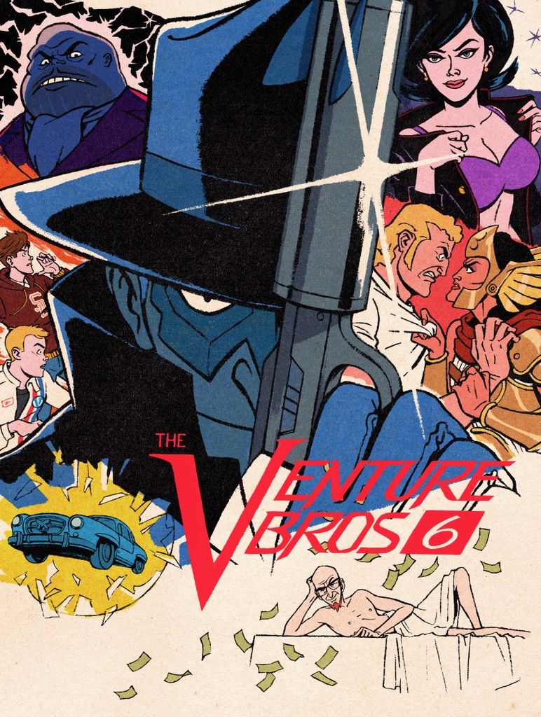 772x1024 Official Poster Set from Venture Bros. Season 6