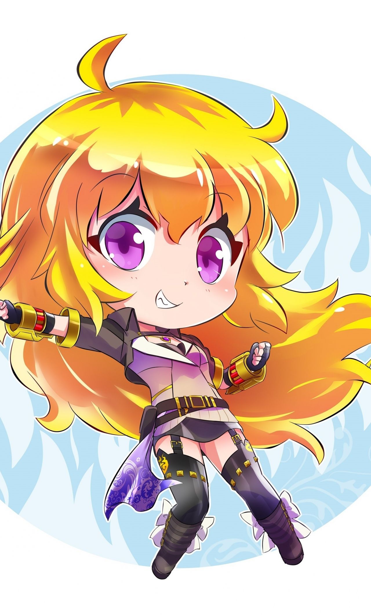 1280x2120 Download wallpaper 1280x2120 kid version, anime girl, yang xiao long, iphone 6 plus, 1280x2120 HD background, 6070