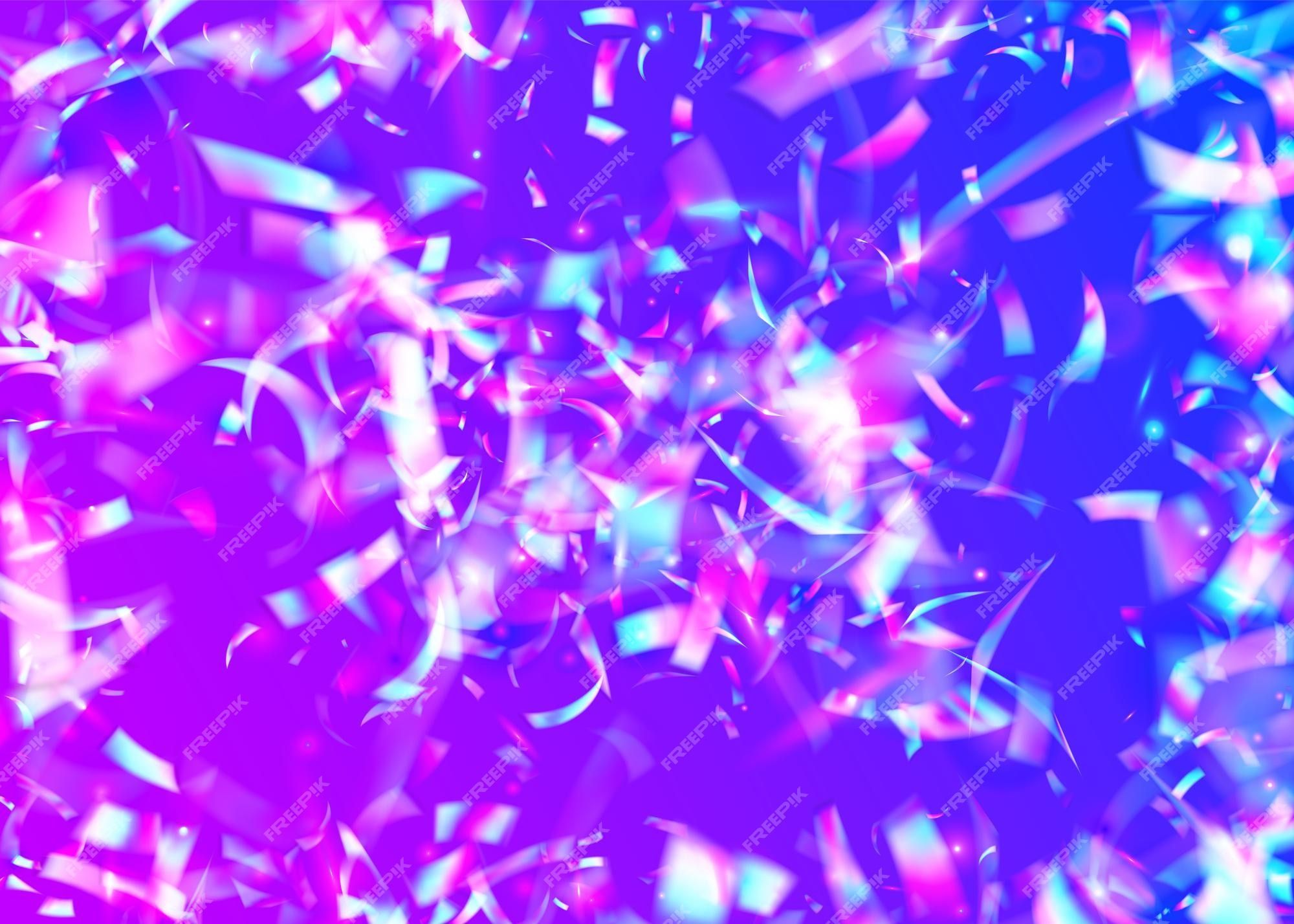 2000x1428 Premium Vector. Light glare. bright foil. disco burst. festive art. pink laser glitter. falling effect. iridescent background. party multicolor wallpaper. blue light glare