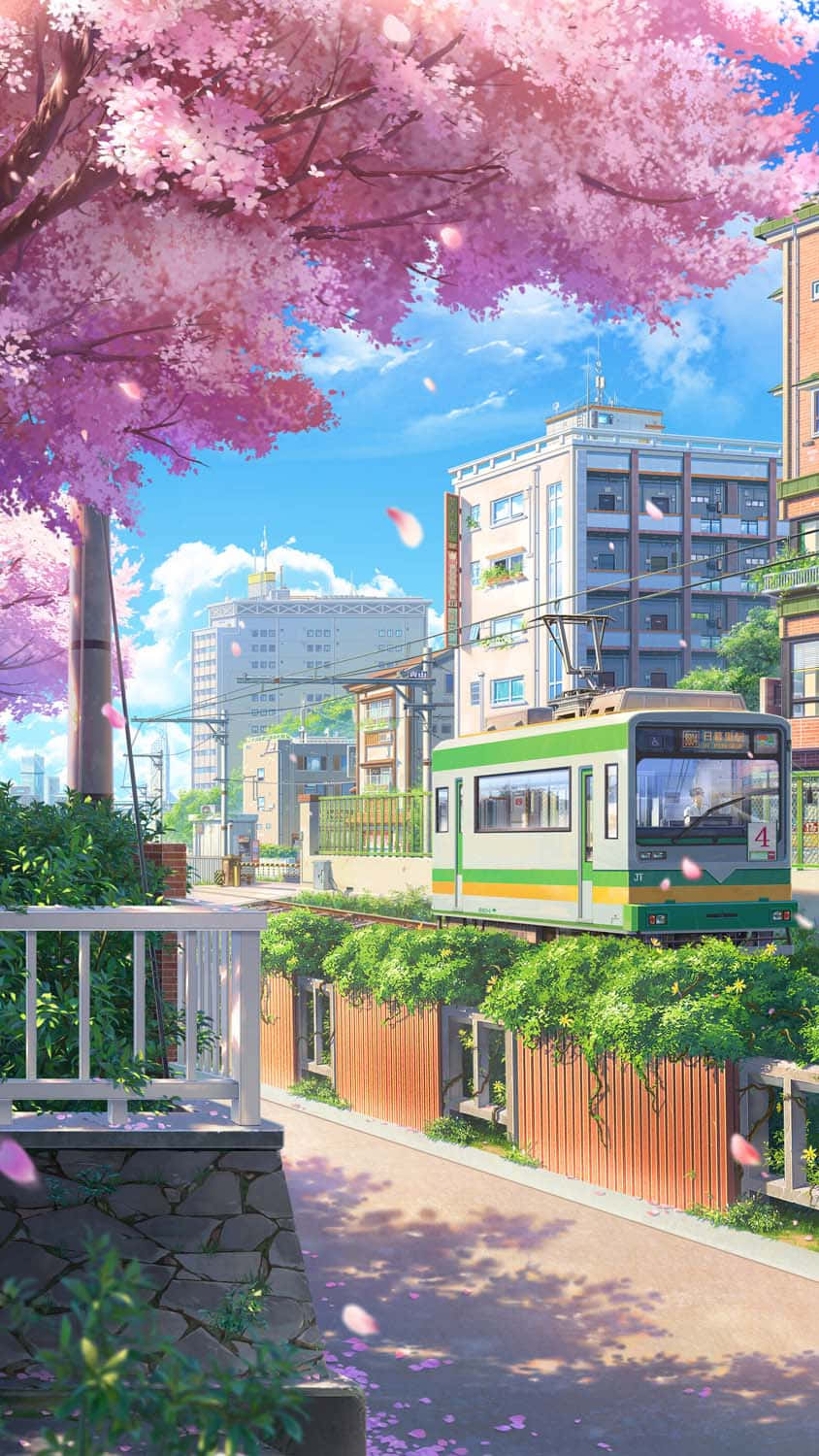 844x1500 Cherry Blossom Tree Wallpaper