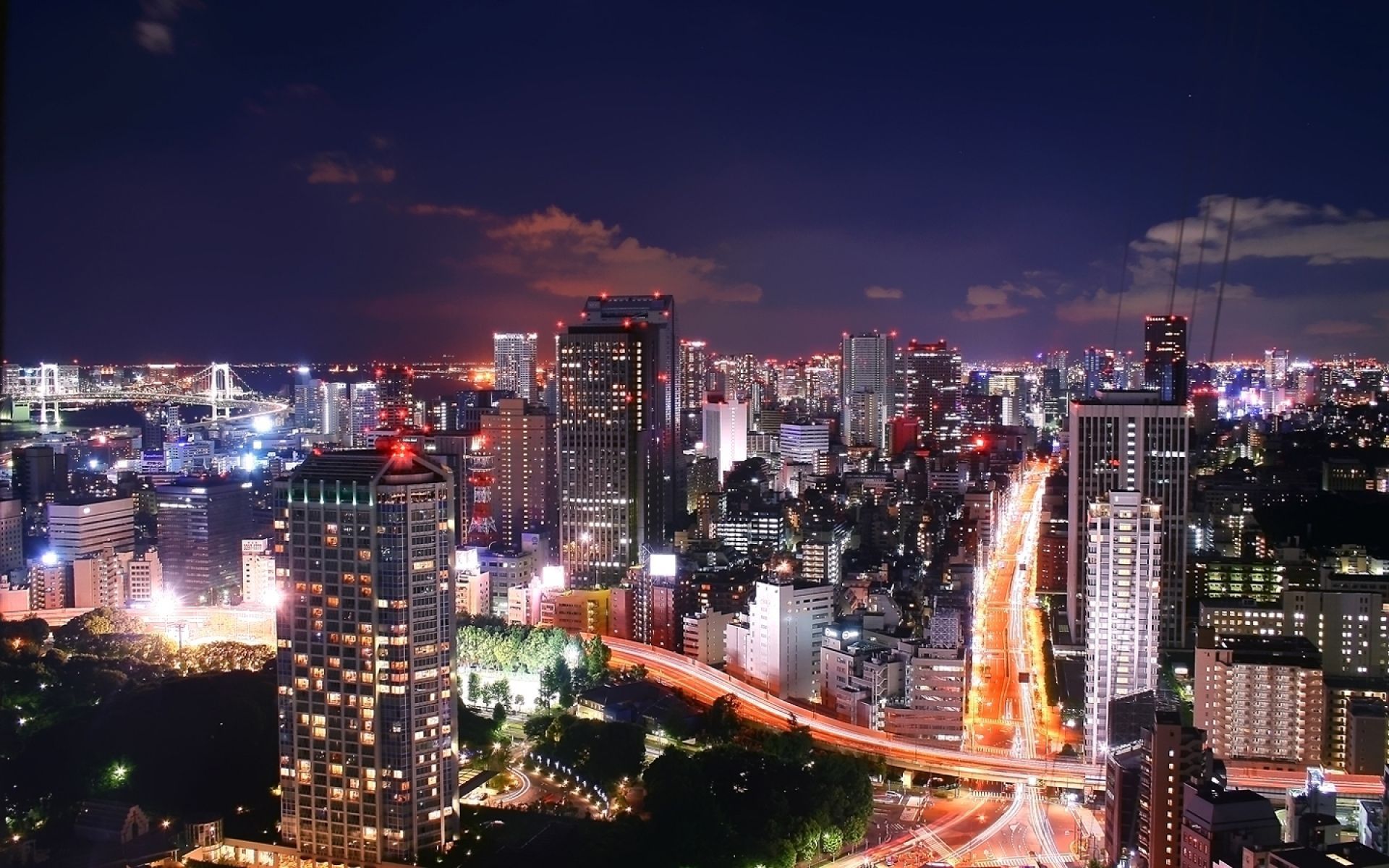 1920x1200 Man Made Tokyo HD Wallpaper