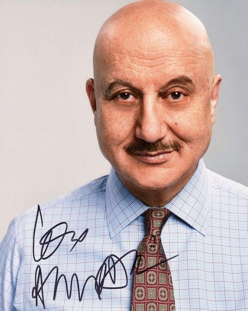 821x1026 ANUPAM KHER Amsterdam AUTOGRAPH Signed 8x10 Photo at Amazon's Entertainment Collectibles Store