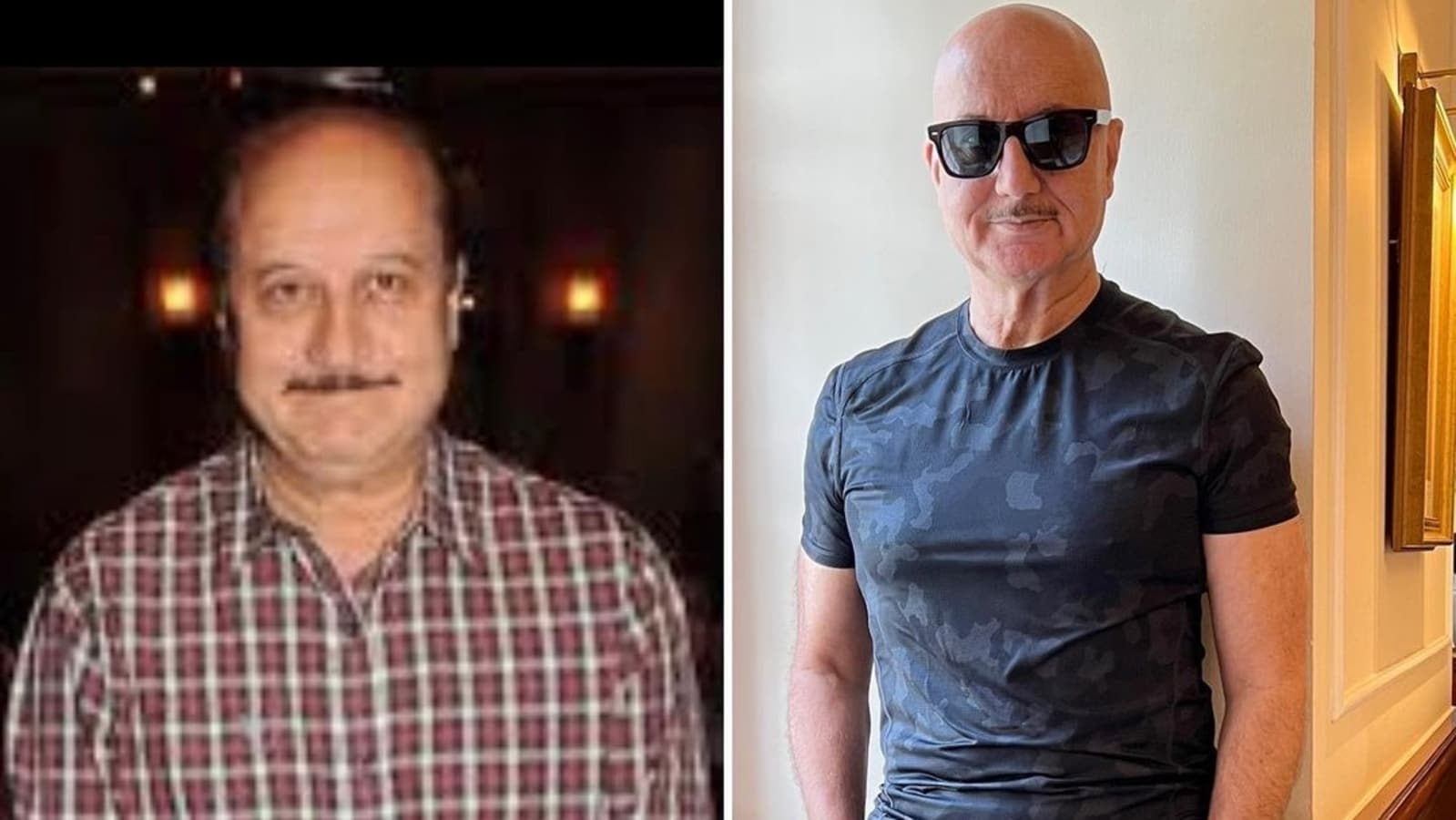 1599x900 Anupam Kher shares photo highlighting his physical transformation. See pic