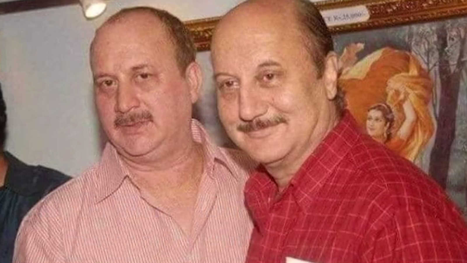 1600x900 Anupam Kher shares a meme featuring his brother Raju Kher. Hindi Movie News of India