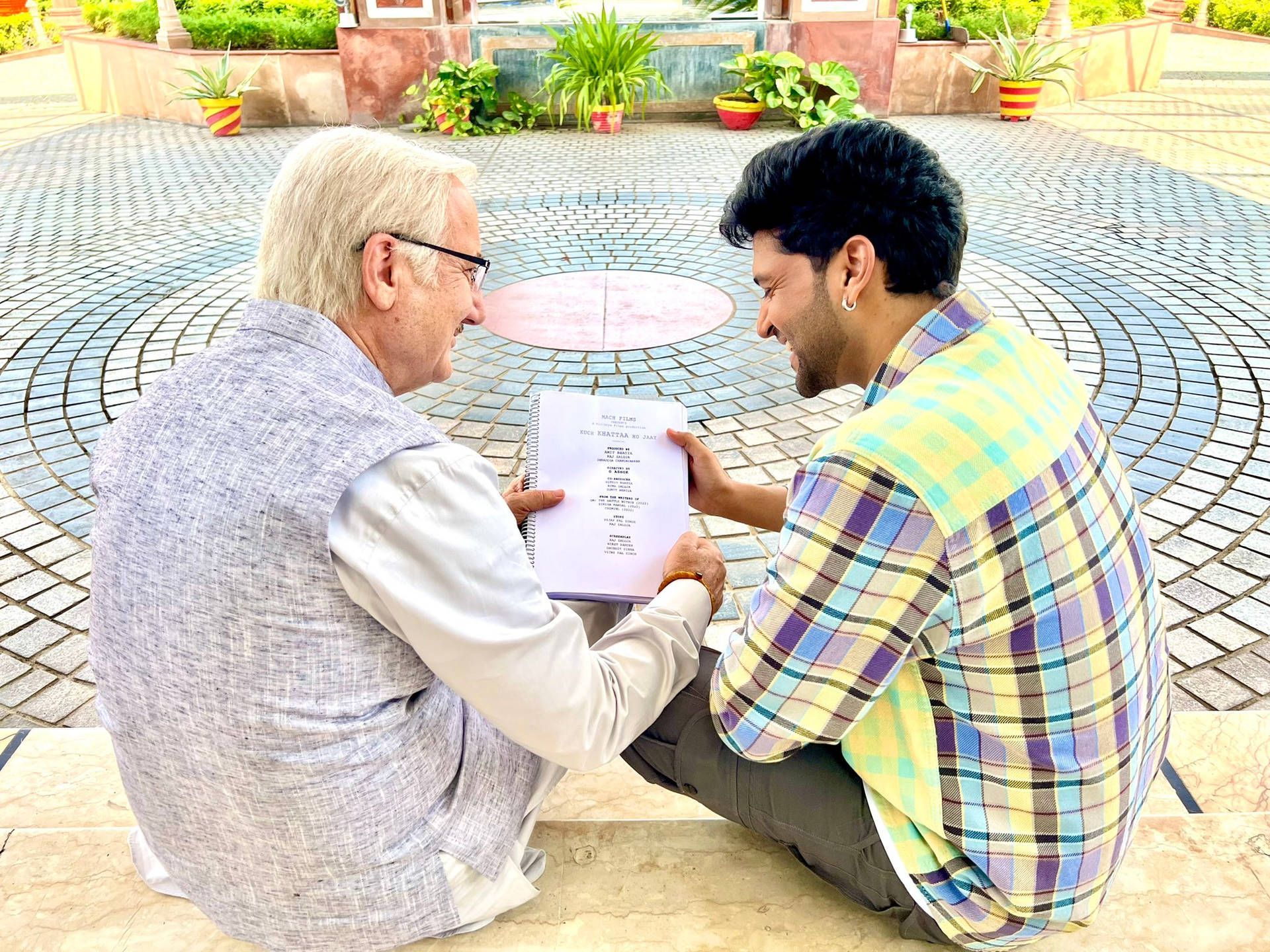 1920x1440 Download Guru Randhawa With Anupam Kher Wallpaper