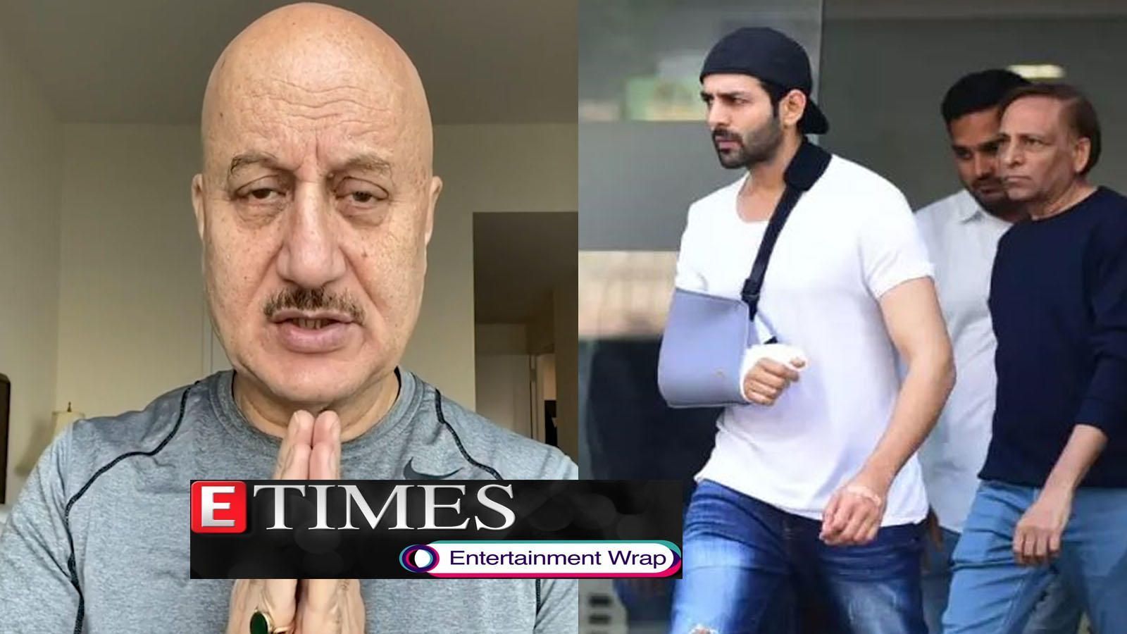 1600x900 Anupam Kher recommends 'Namaste' instead of shaking hands amid Coronavirus outbreak; Kartik Aaryan undergoes surgery, gets snapped with arm cast, and more. Hindi Movie News of India