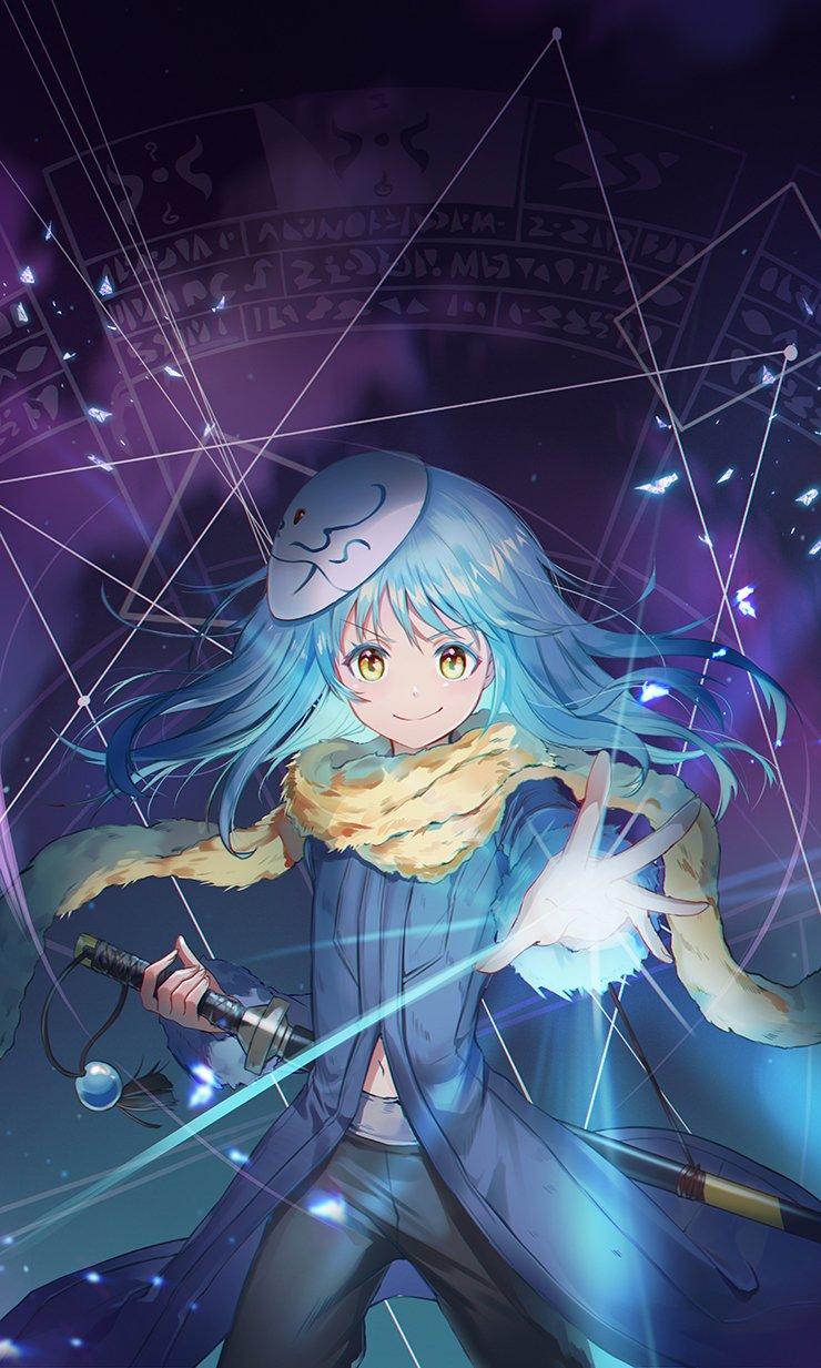 740x1233 That Time I Got Reincarnated As A Slime Fan Art Wallpaper