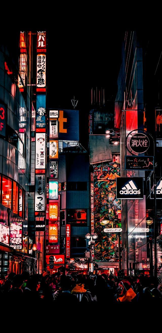640x1316 City Life (1440x2960): Amoledbackground. Aesthetic japan, City wallpaper, Aesthetic background