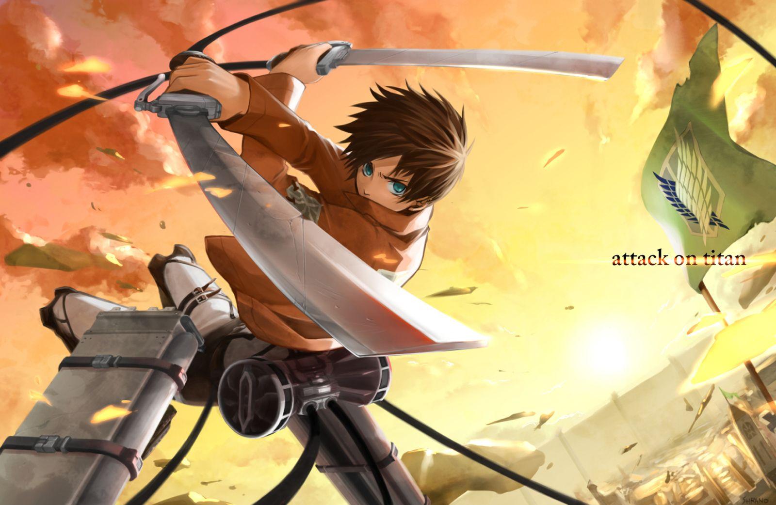 1600x1042 Sword Eren Attact On Titan Wallpaper
