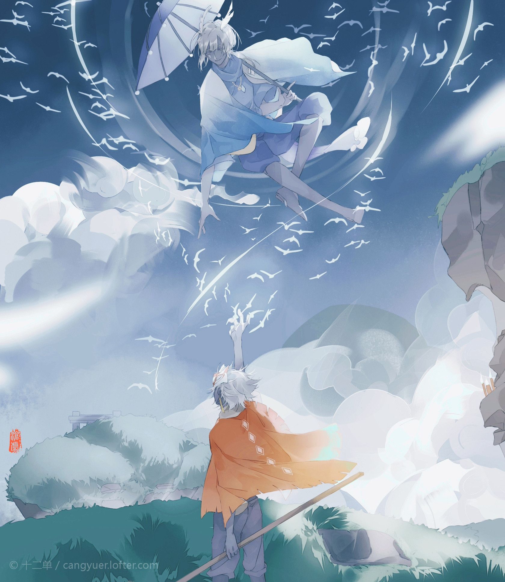 1680x1936 Sky: Children Of The Light. Anime Image Board