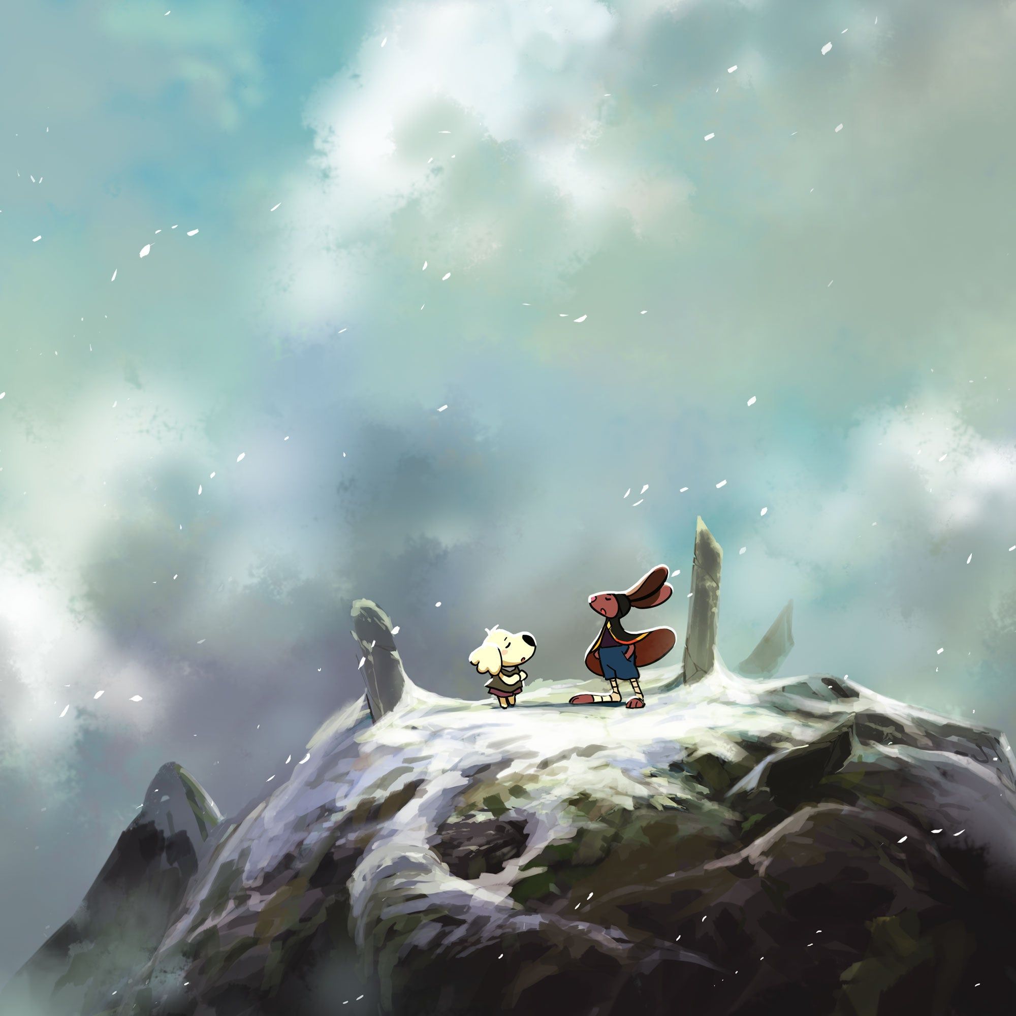 2000x2000 Sky Child Of The Light Wallpaper