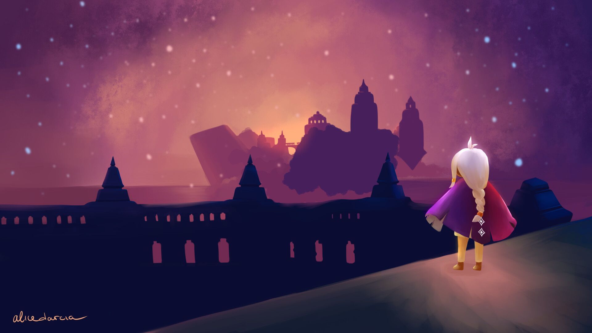 1920x1080 Sky: Children Of The Light Game Wallpaper