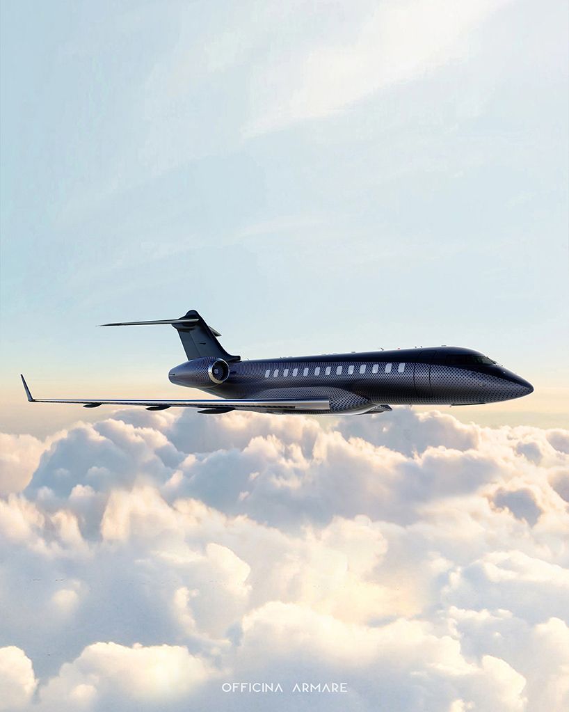 818x1023 officina armare designs luxury art deco interior for bombardier private jet