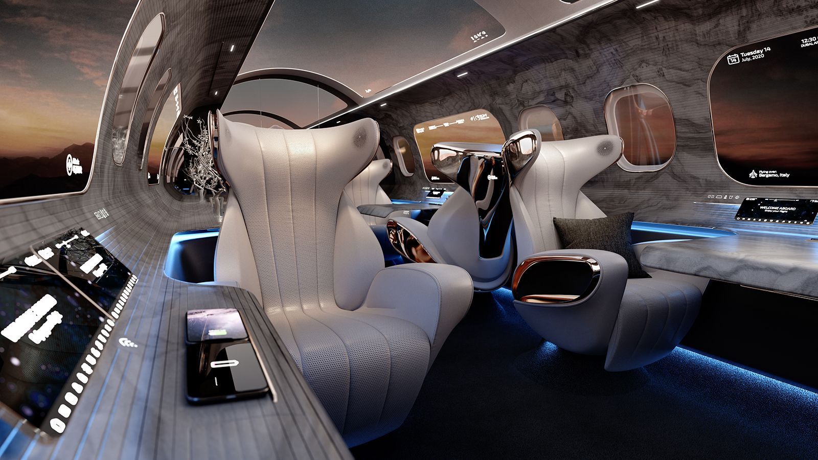 1600x900 Photos: The Maverick Project envisages a windowless private jet cabin