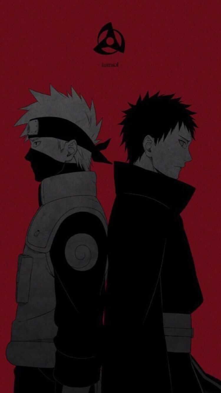 750x1334 Obito And Kakashi Wallpaper Download