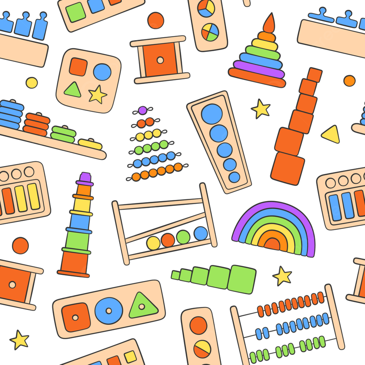 1200x1200 Children Wooden Toys For Montessori Games Background, Toddler, Montessori, Drawn Background Image And Wallpaper for Free Download
