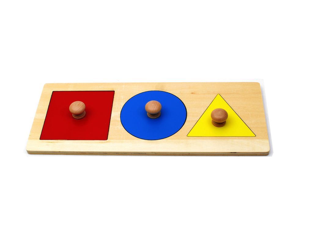 1024x768 Montessori Material Basic Shape Puzzle