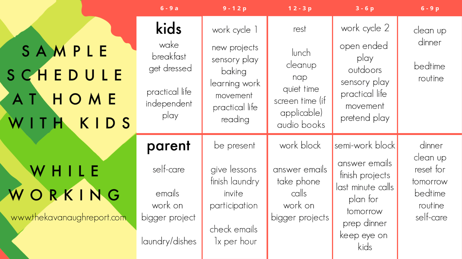 1600x900 Working from Home with Kids Montessori Schedule