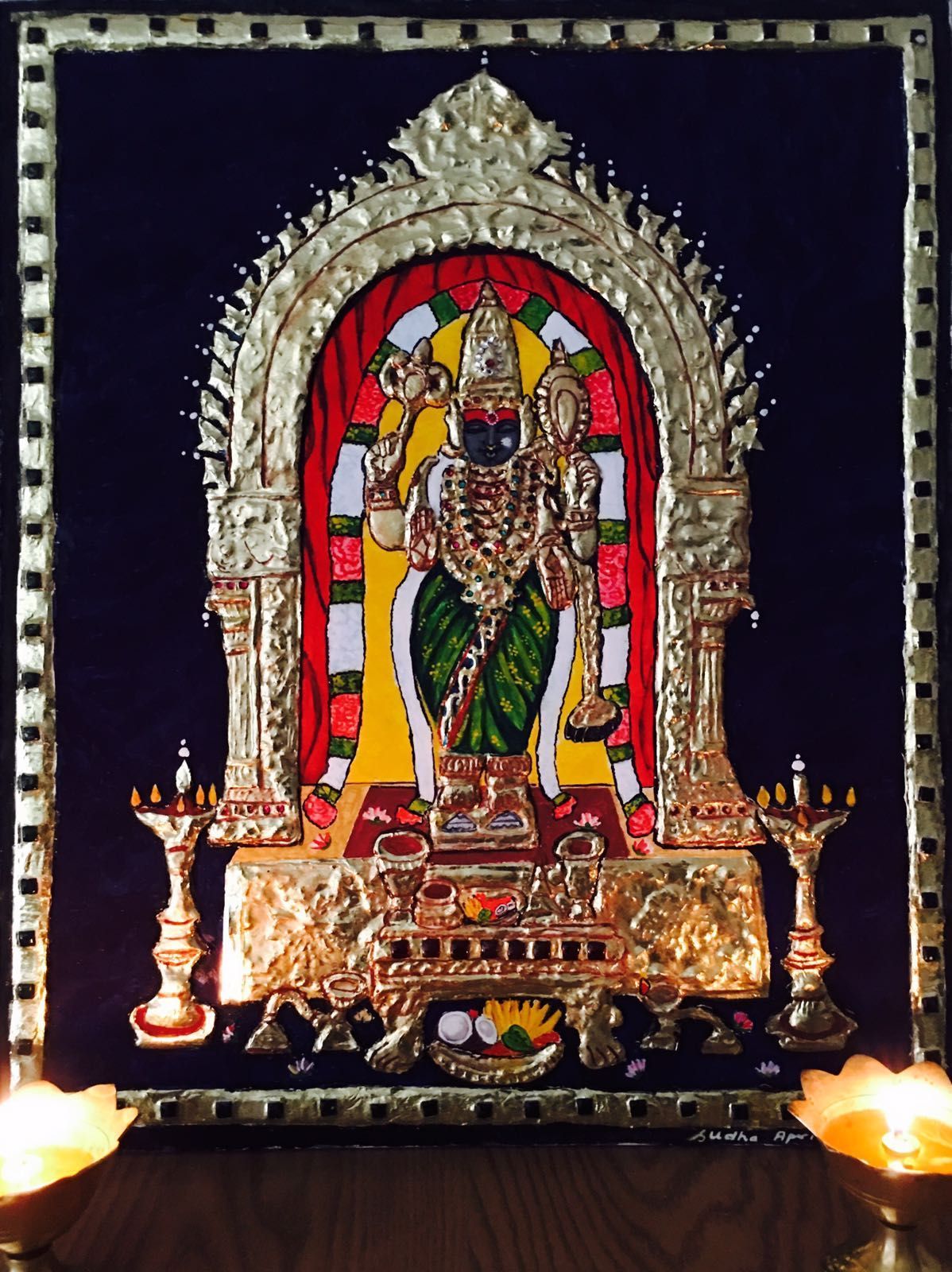 1198x1600 Jonnawada Kamakshi Devi Tanjore Painting. Tanjore painting, Lord shiva painting, Painting