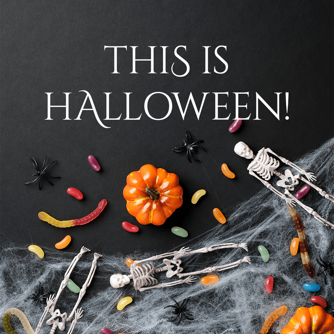 1080x1080 Spooky Scary Skeletons! Happy Halloween here at Kelly's!. Halloween. Kelly's Blog Expat Shopping