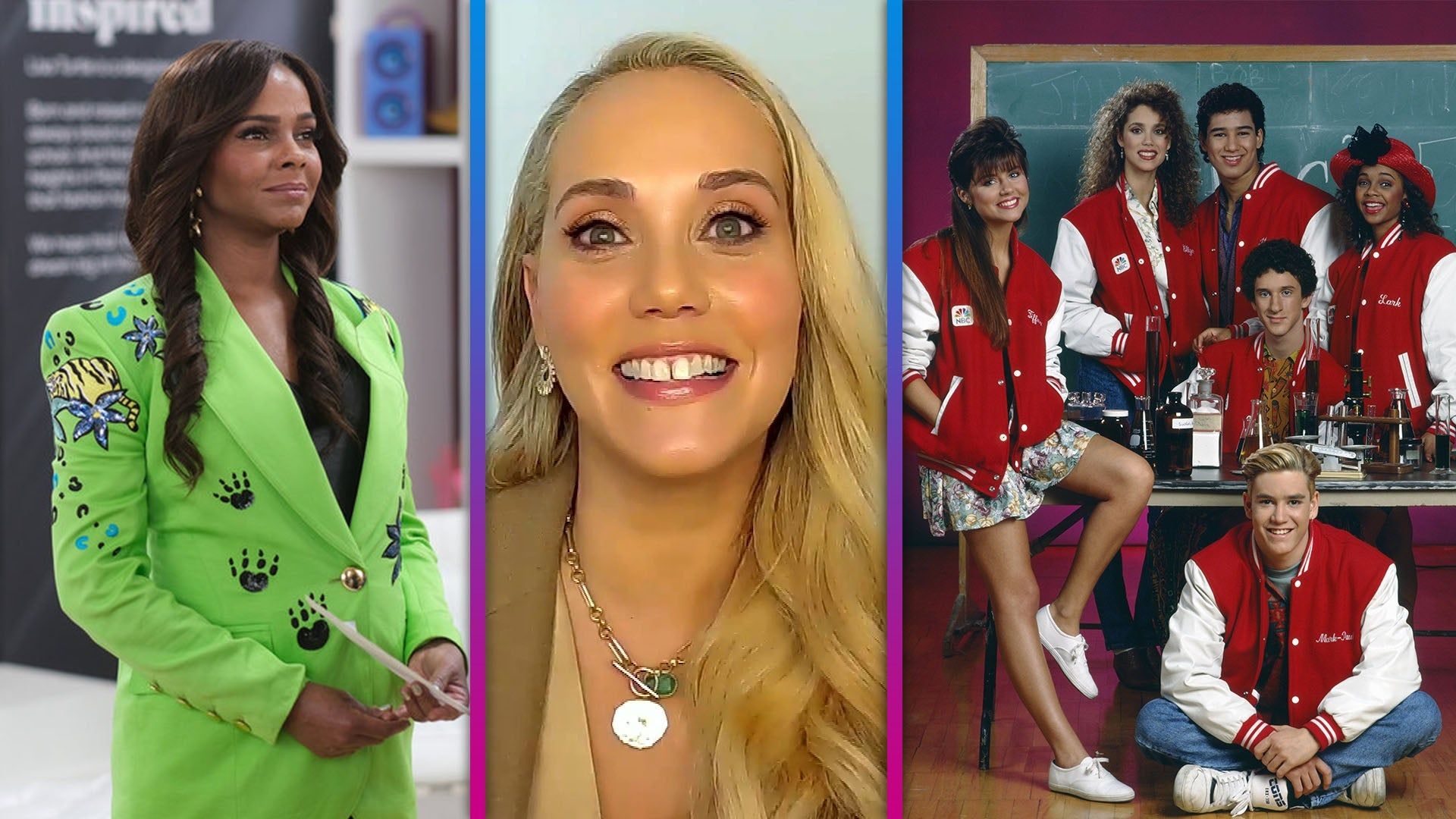 1920x1080 Saved By the Bell's Elizabeth Berkley on Paying Tribute to Dustin Diamond in Season 2 (Exclusive)