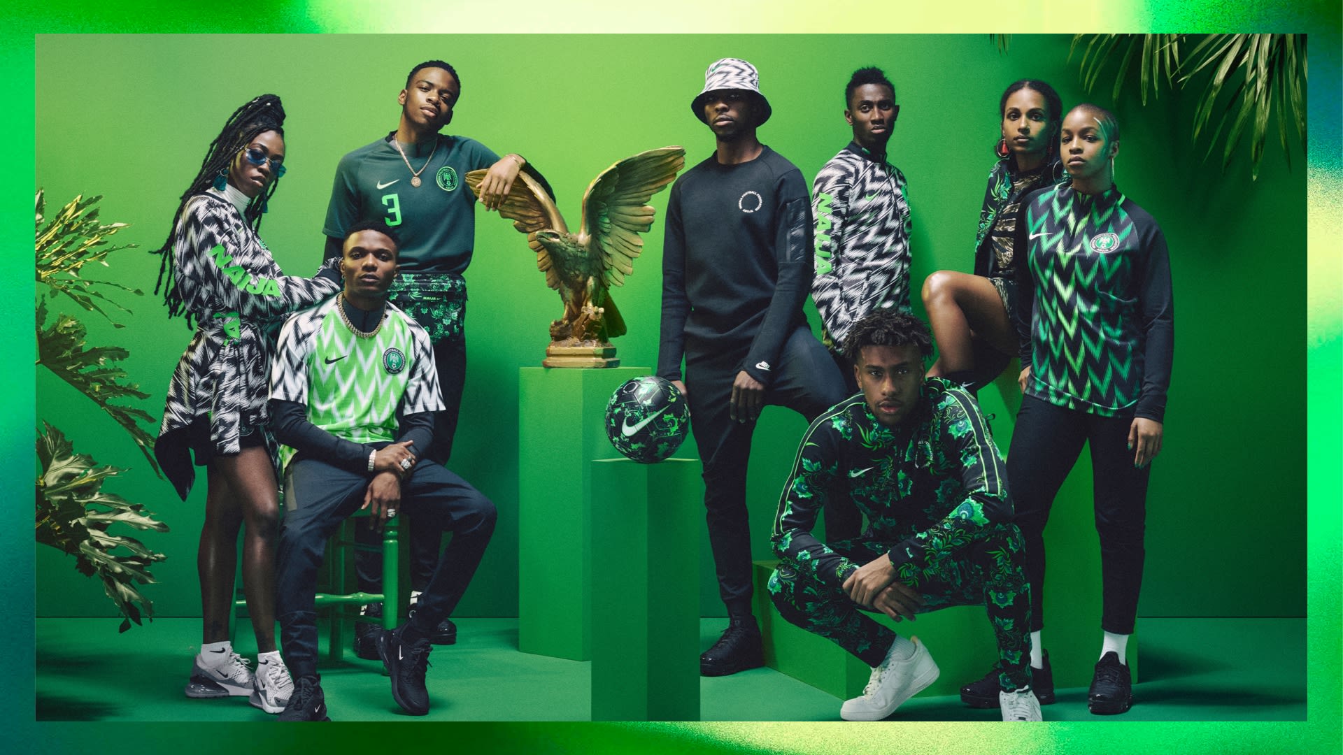 1920x1080 Nigerian News, Latest Nigeria In News. Nigeria News. Your online Nigerian Newspaper.: PHOTOS: Wizkid, Iwobi, Tiwa Savage model Nigeria's World Cup apparel